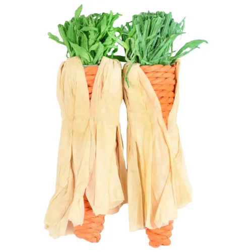 Morötter med majsblad 13 cm 2-pack
