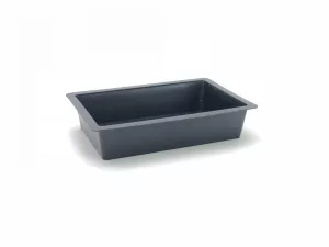 Badkar plast grå 25,5 cm