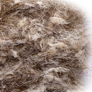 Bomaterial bomullstråd & djurhår – 500 g