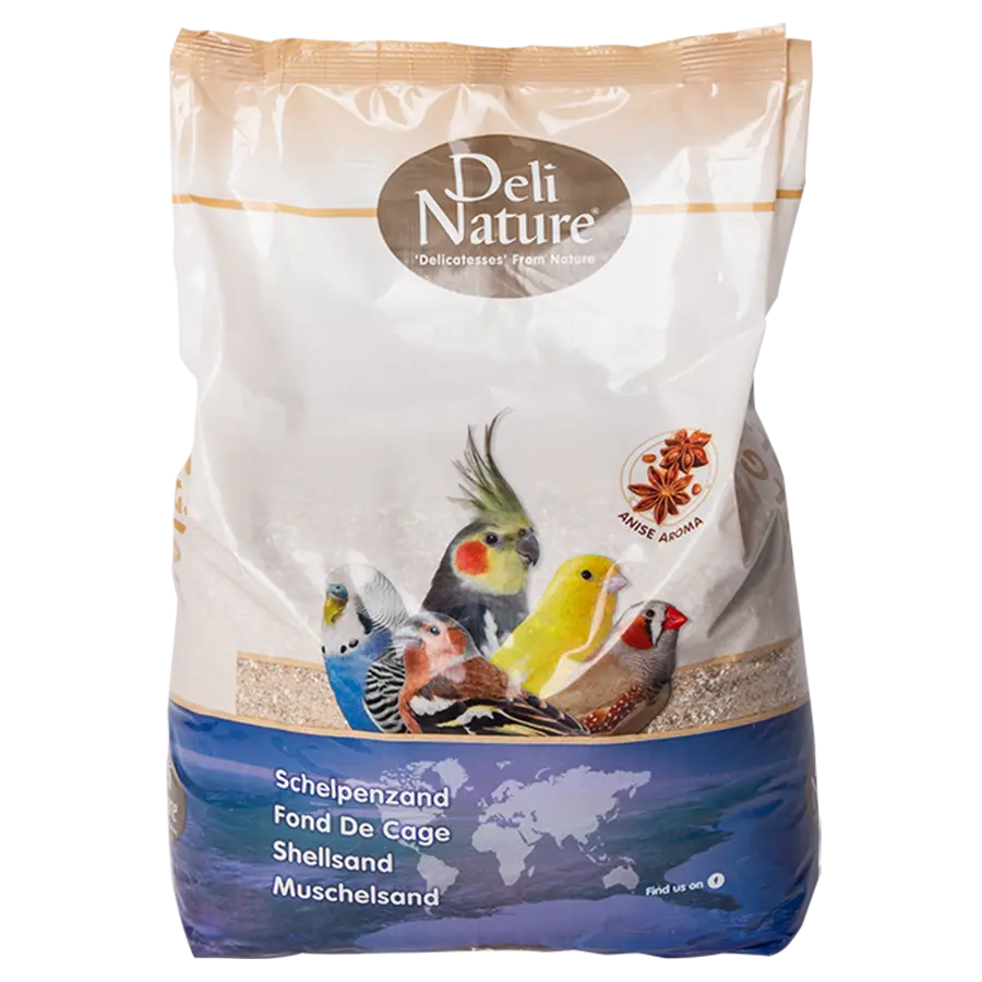 Fågelsand/bursand 20 kg – vit eller brun