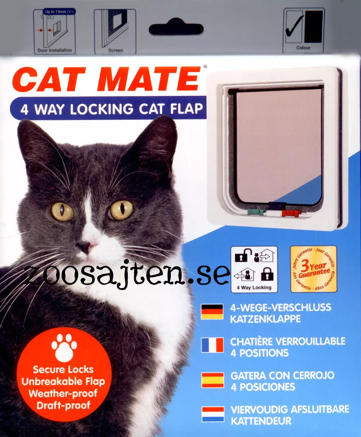 Catmate kattlucka standard