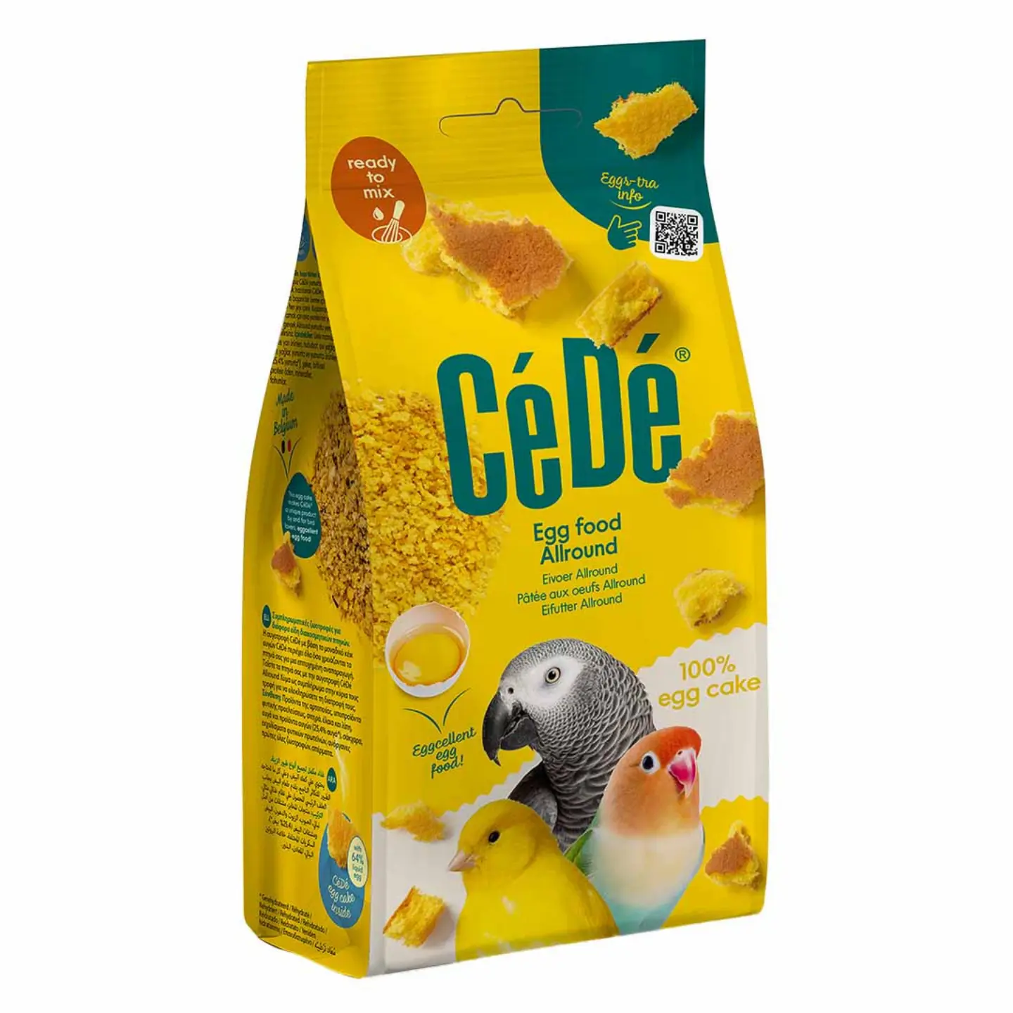 CéDé Äggfoder Allround 100% Äggkaka 120 g