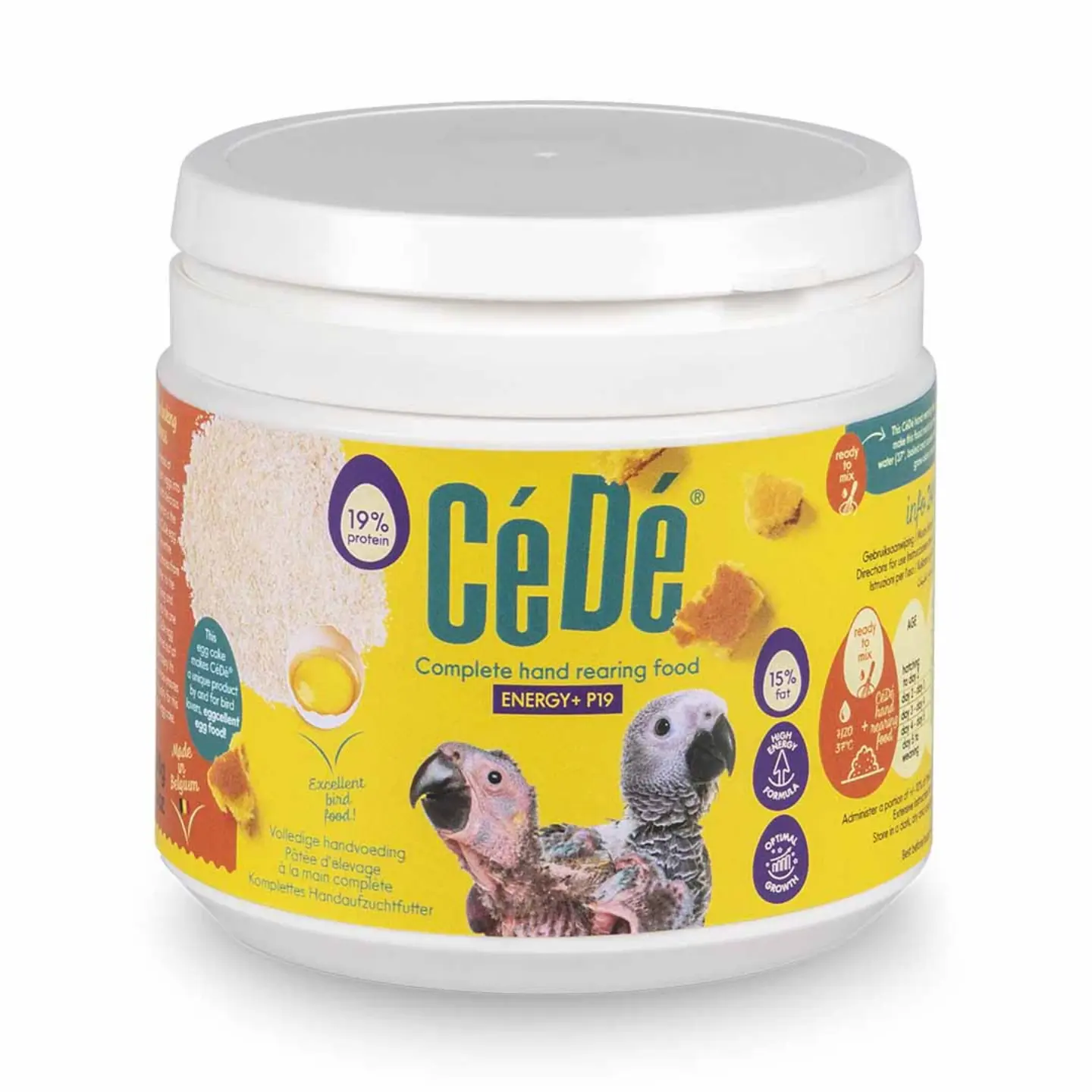 CéDé Handuppfödningsfoder Energy P19 – 200 g