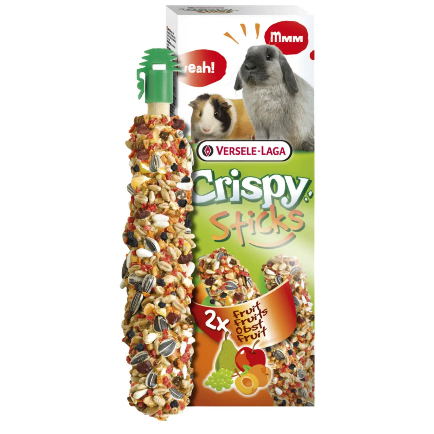 Crispy Sticks med Frukt till Kanin och Marsvin