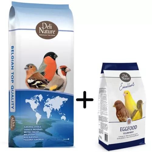 49 – Siskeblandning LYX 15kg + Gratis Äggfoder