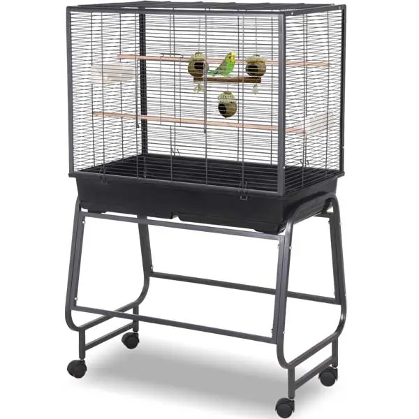 Fågelbur 84 Silvergrå