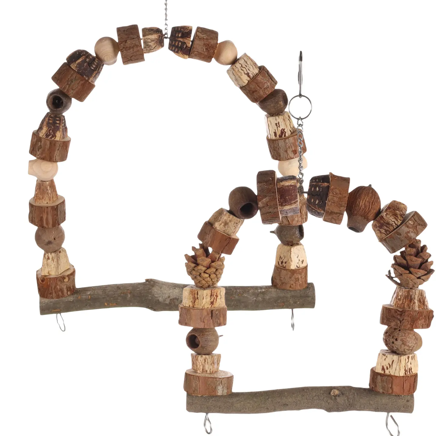 Fågelgunga i Naturträ 18 cm och 33 cm