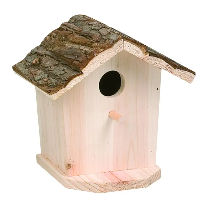 Holk med naturlig look, att hänga utomhus till de vilda fåglarna.