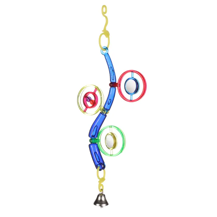 Färgglada spegelleksaker med bjällra - 20cm