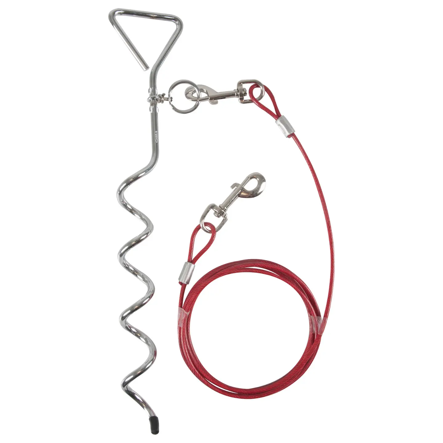 Jordskruv med löplina 3 meter