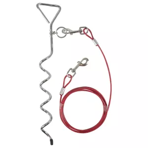 Jordskruv med löplina 3 meter