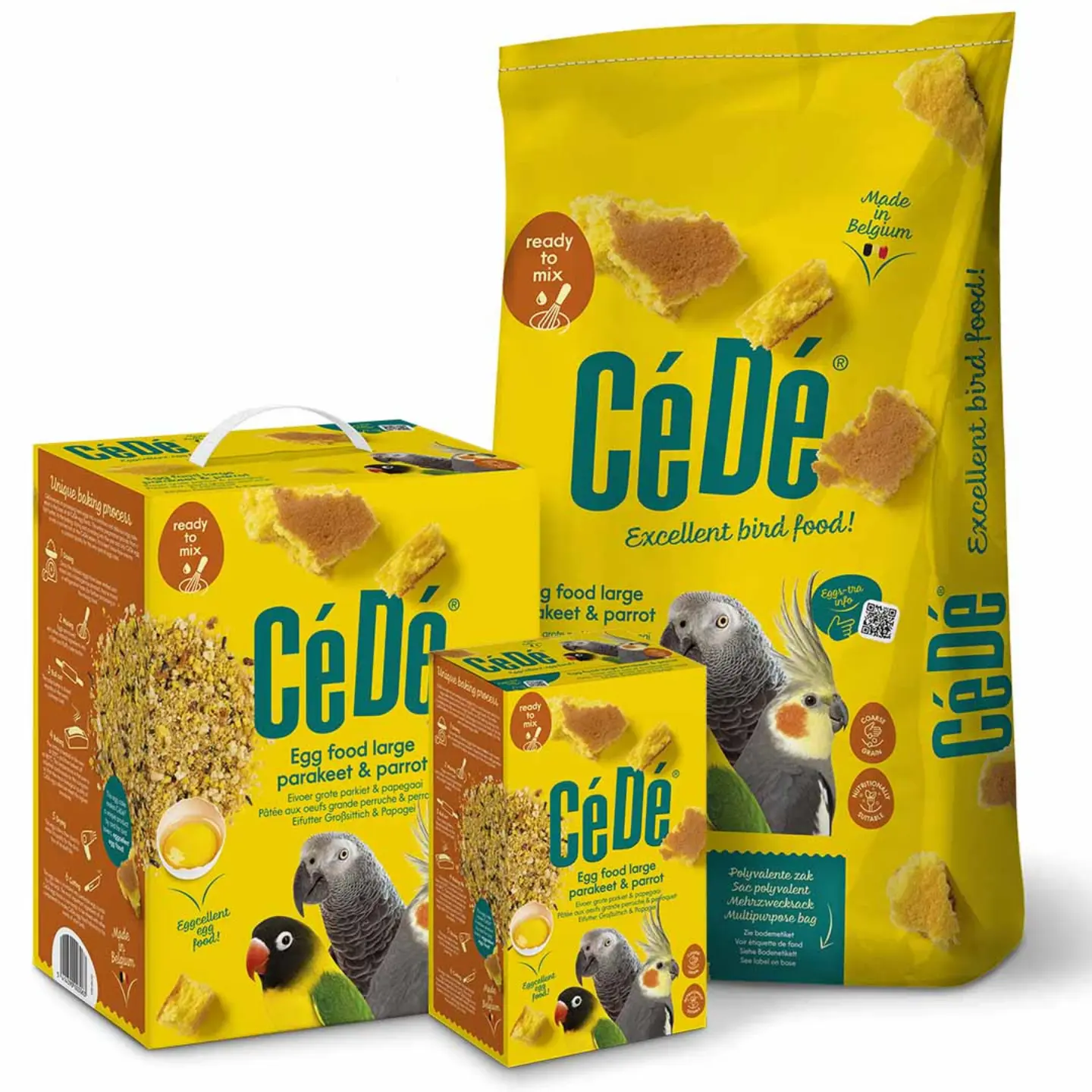 CéDé Äggfoder Parakiter och Papegojor