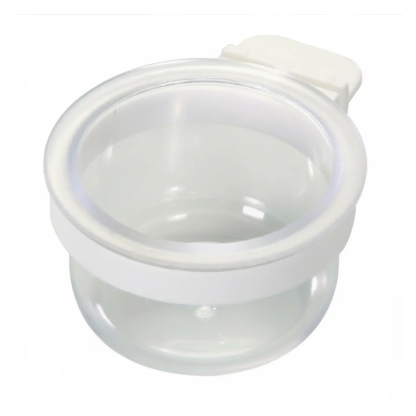 Foderkopp Plast 4,5 cm – med Gallerfäste