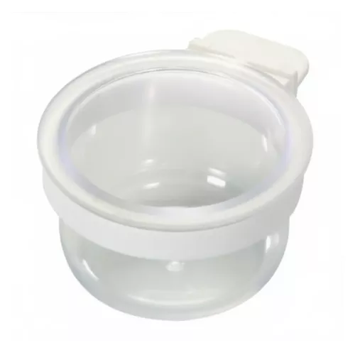 Foderkopp Plast 4,5 cm – med Gallerfäste