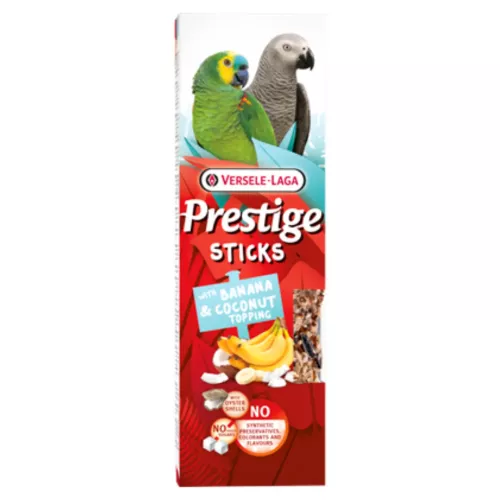 FröSticks till Papegoja med banan och kokos