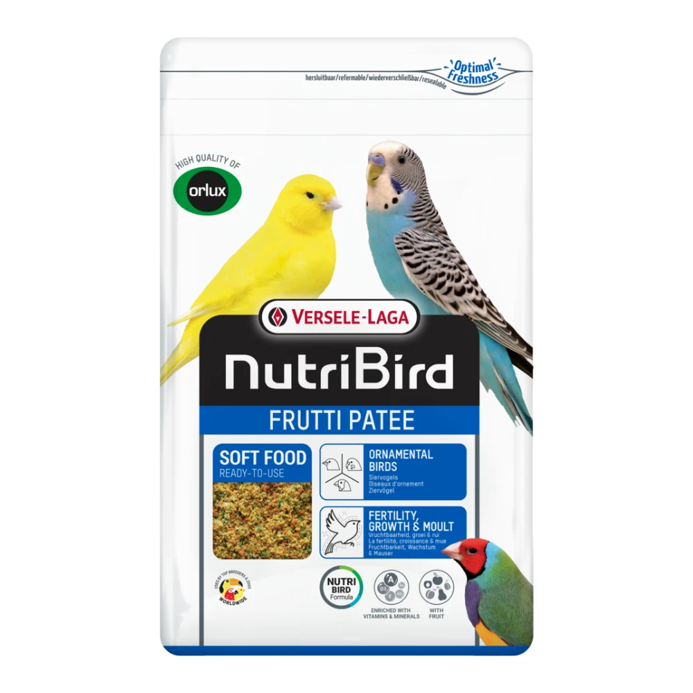 1kg frutti patee från versele laga i orlux äggfoder serien