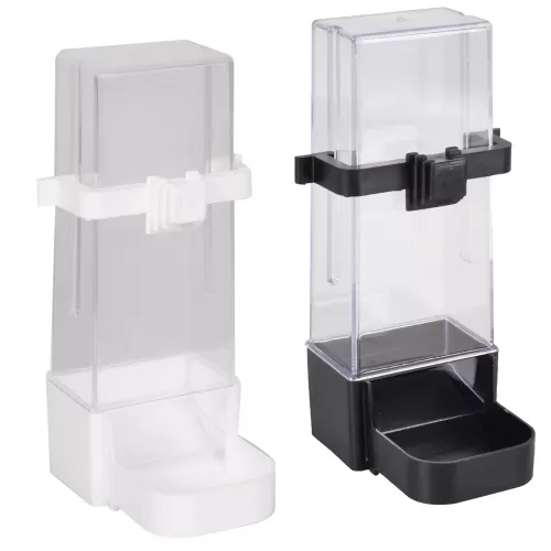Vatten och Foderautomat Extra Kraftig 200 ml – Svart och Vit