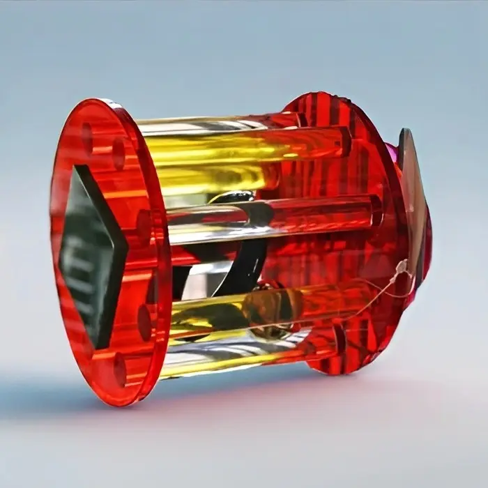 Gigantisk akrylskramla 15 cm