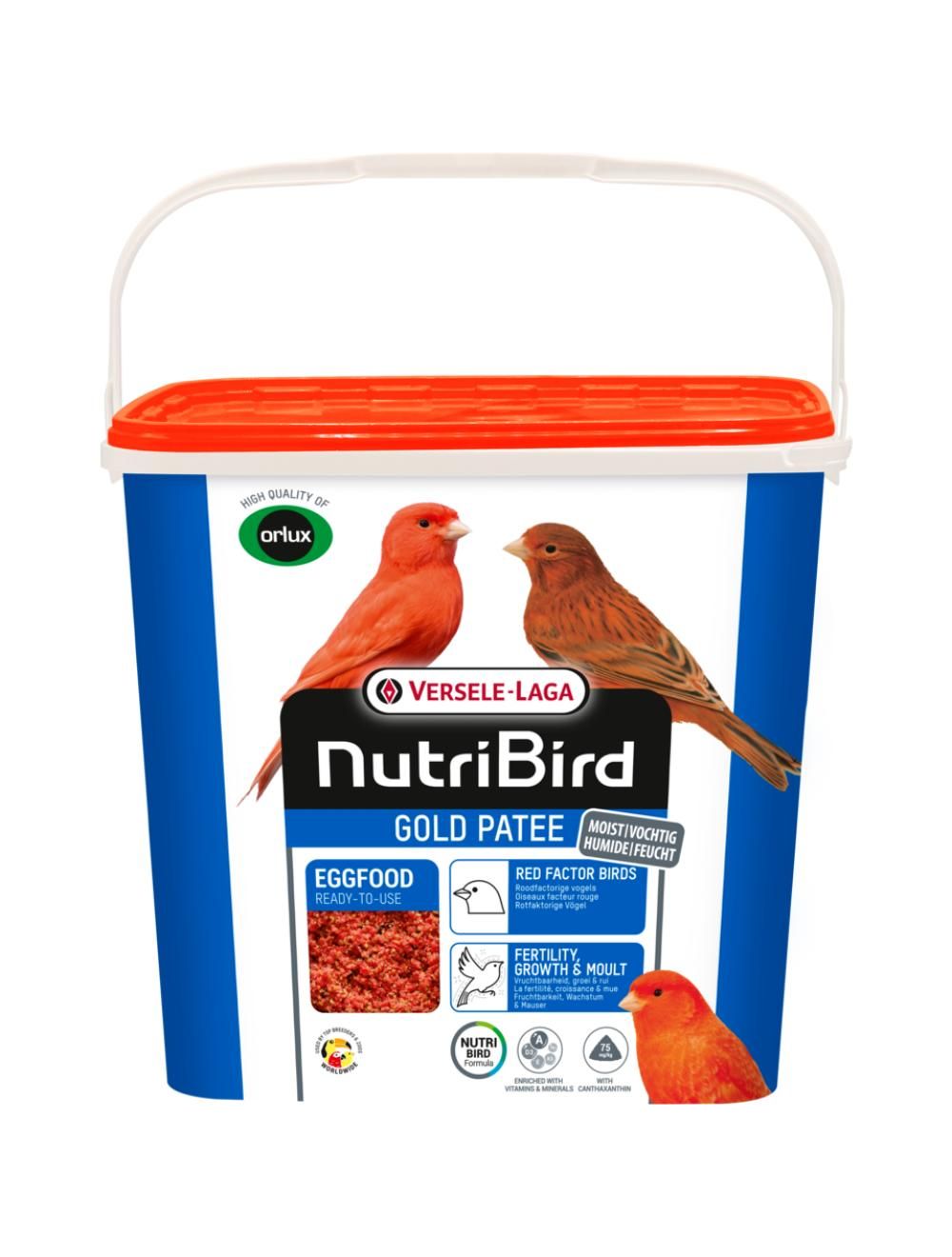 Orlux Gold Patee Röd