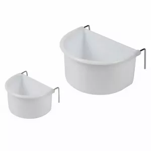 Fågelkopp Plast med Krokar – 80 ml / 250 ml