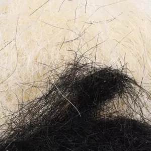 Bomaterial mix, Sisal, Hampa, Djurhår  –  300 g