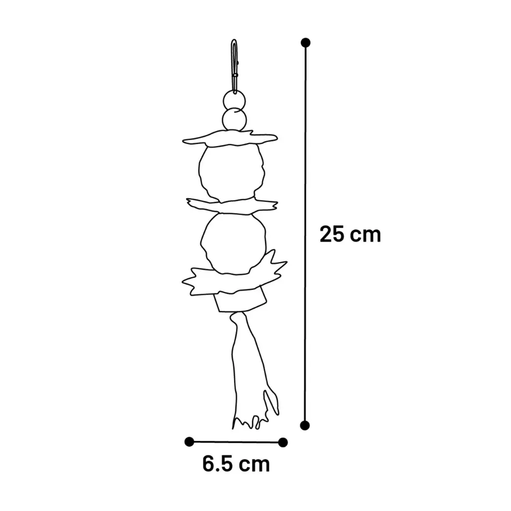 Hängleksak Cas 25 cm med stjärnor