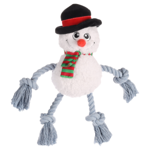 Julleksak Snögubbe till hund