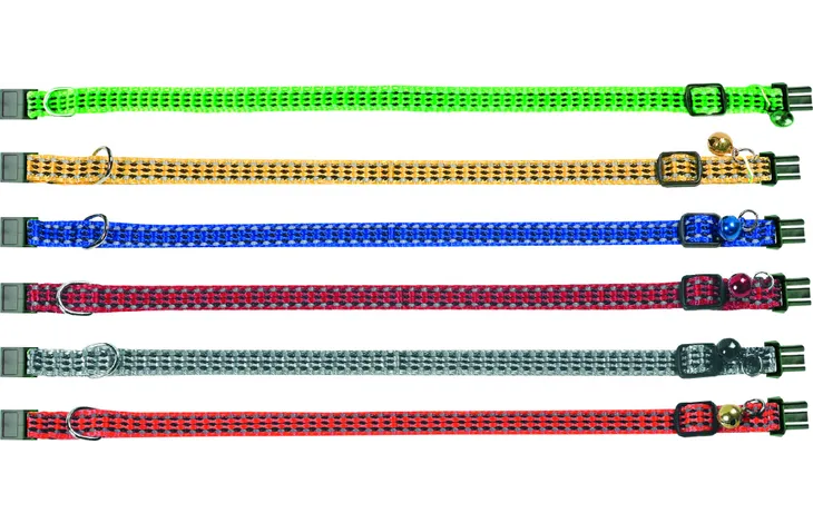 Katthalsband med reflex