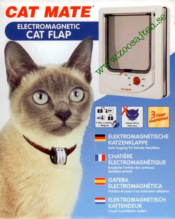 Kattlucka med magnetisk ID