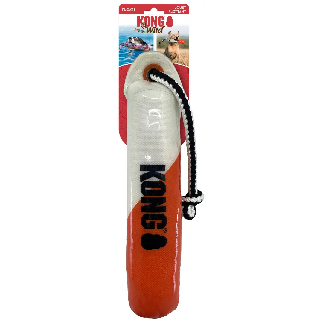 Kong Dummy med rep Orange och Vit 48 cm