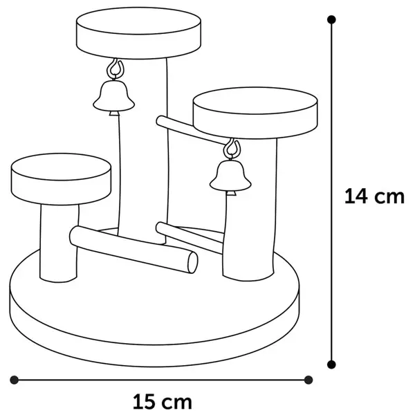 Lekställning Elly 15cm