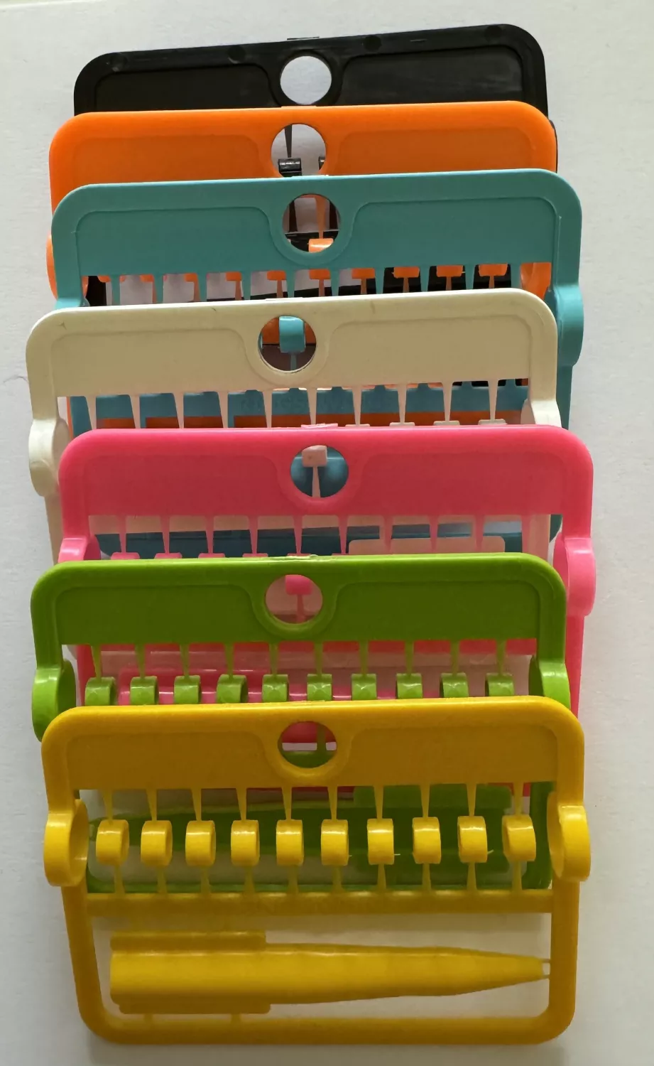 Märkringar plast 5 mm