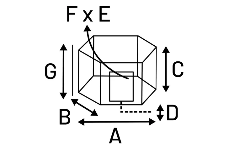 Hage galvaniserad – höjd 60 cm
