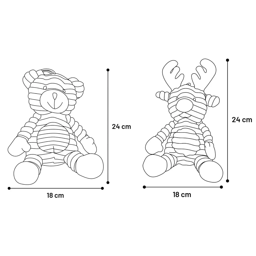 Julleksak Flupy Ren eller Nalle