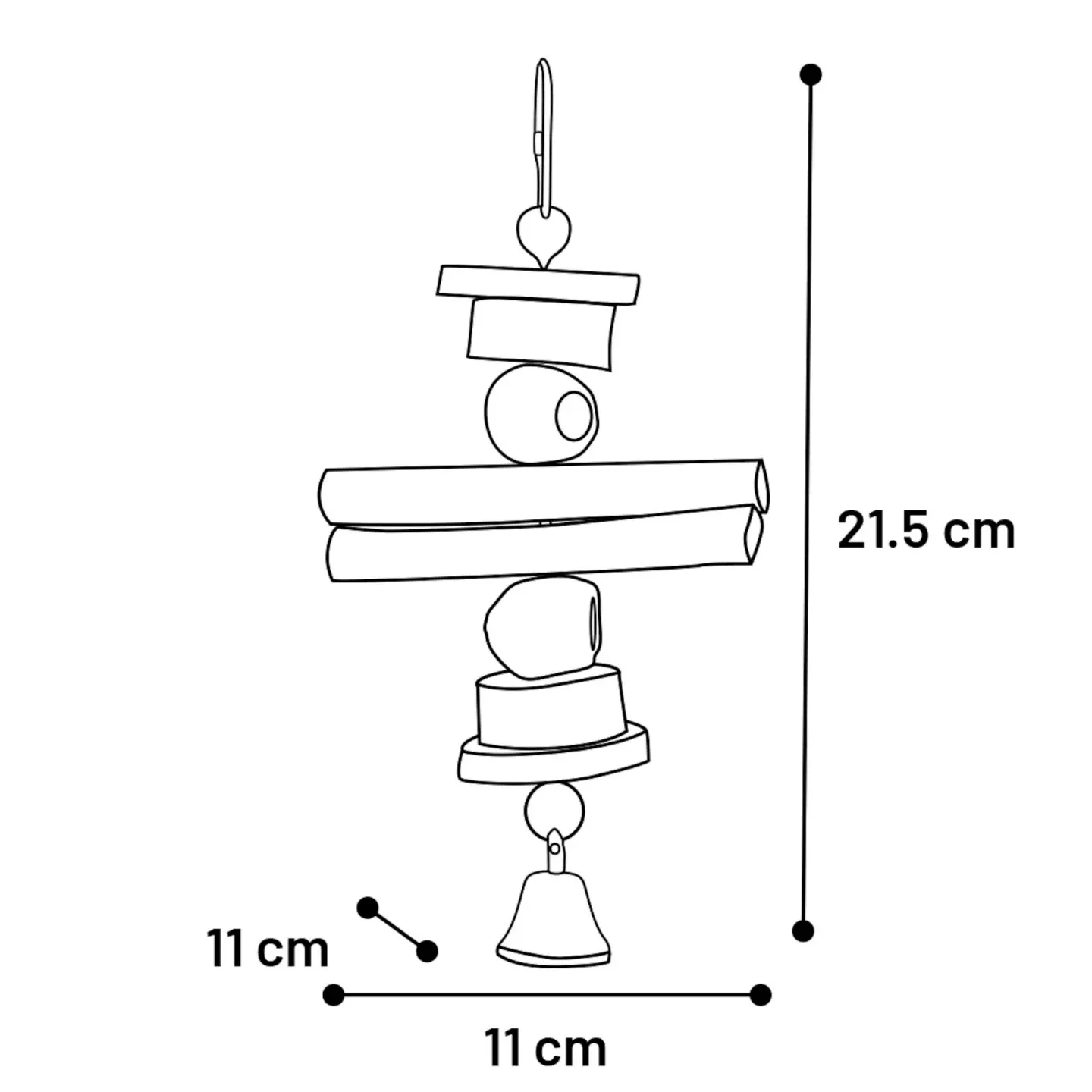 Hängleksak Akir 21 cm