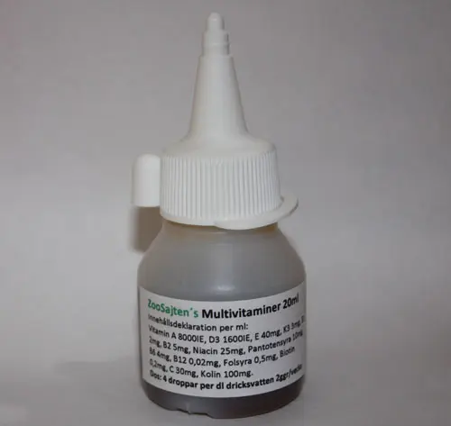 Multi-vitaminer-dricks-vatten