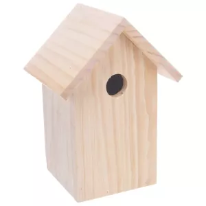 Fågelholk Bozo – robust holk i furu för storlek som talgoxe