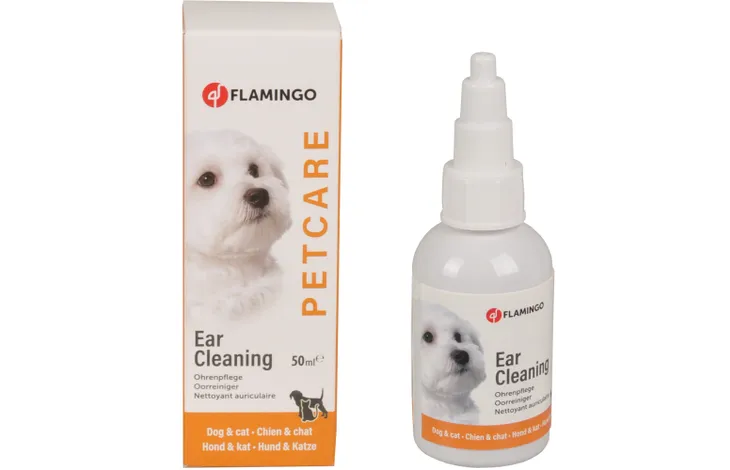 Öron rengörning till hund och katt