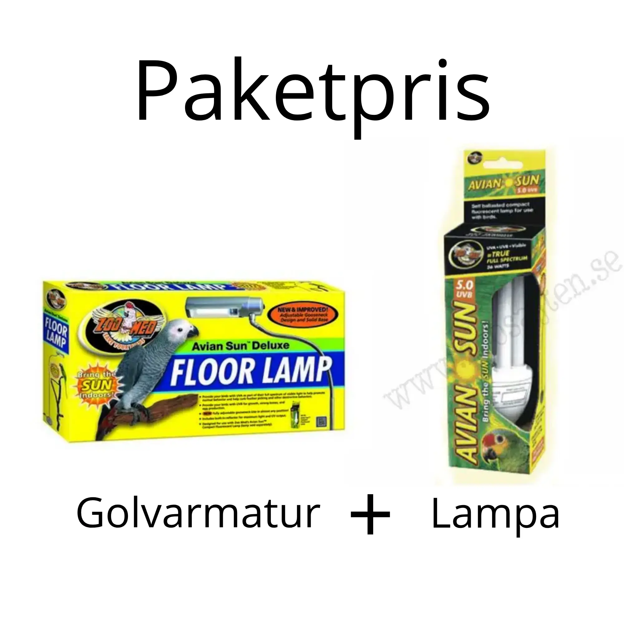 AvianSun fågellampa & golvarmatur