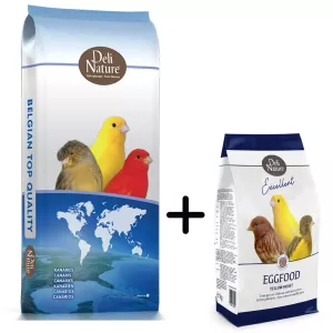 80 - Kanarieblandning Utan Rybs 20kg + Gratis Äggfoder