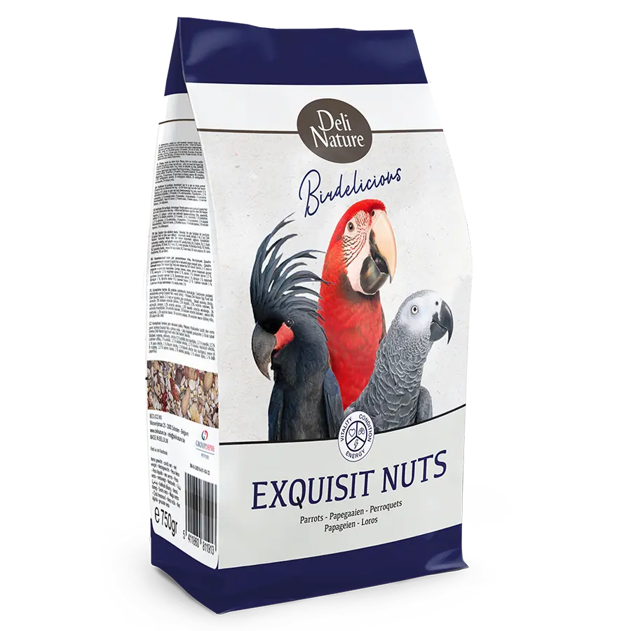 Birdelicious Lyxig nöt till Papegoja 750g