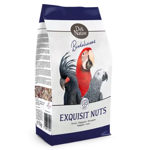 Birdelicious Lyxig nöt till Papegoja 750g