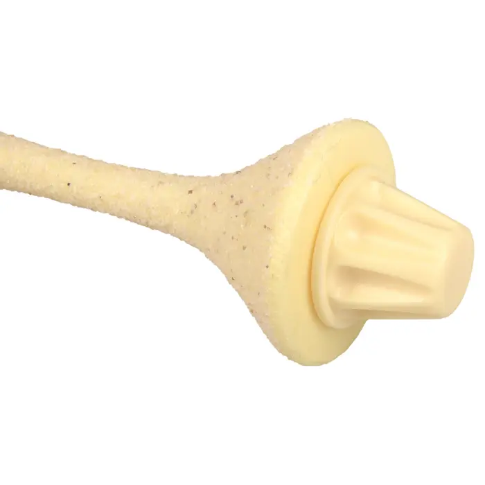 Fästet på burpinnens sida som visar hur man fäster den i burgallret