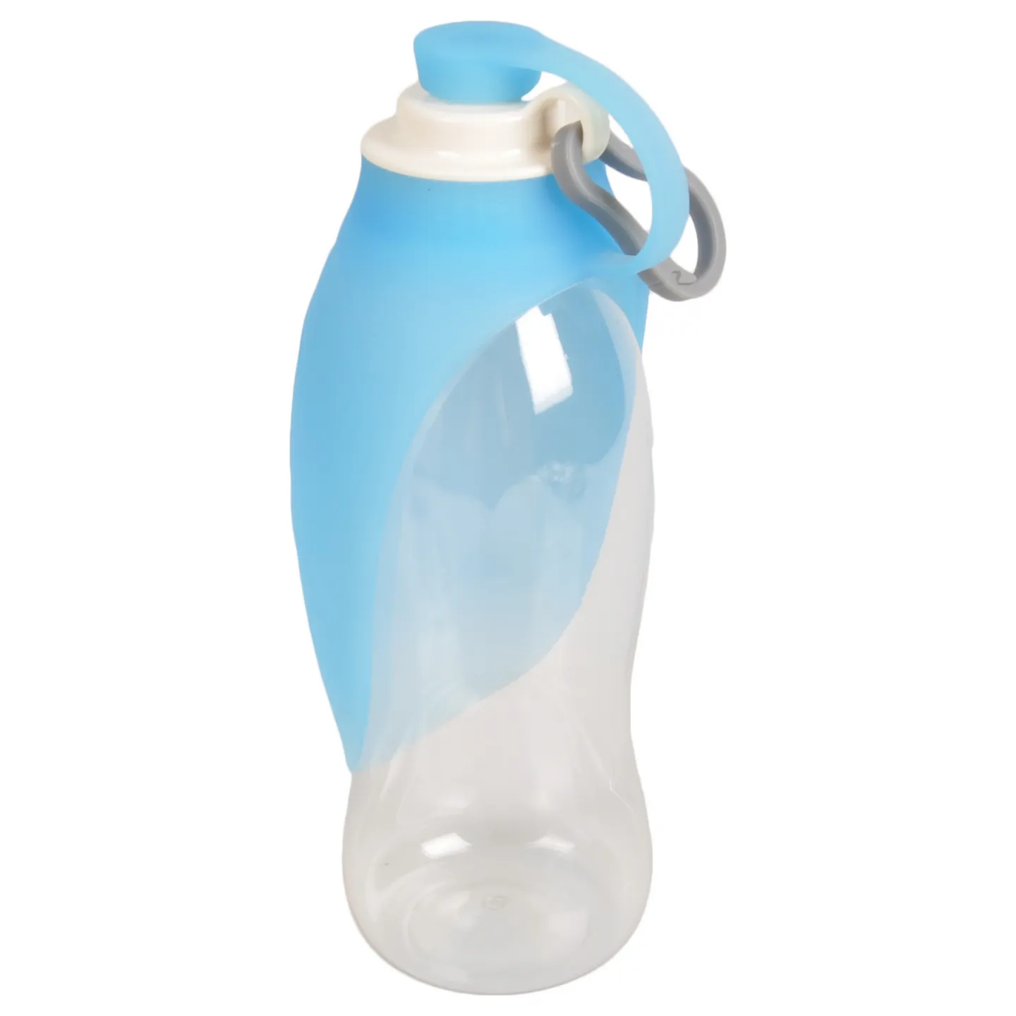 Vattenflaska med Utvikbar silikonskål 600 ml