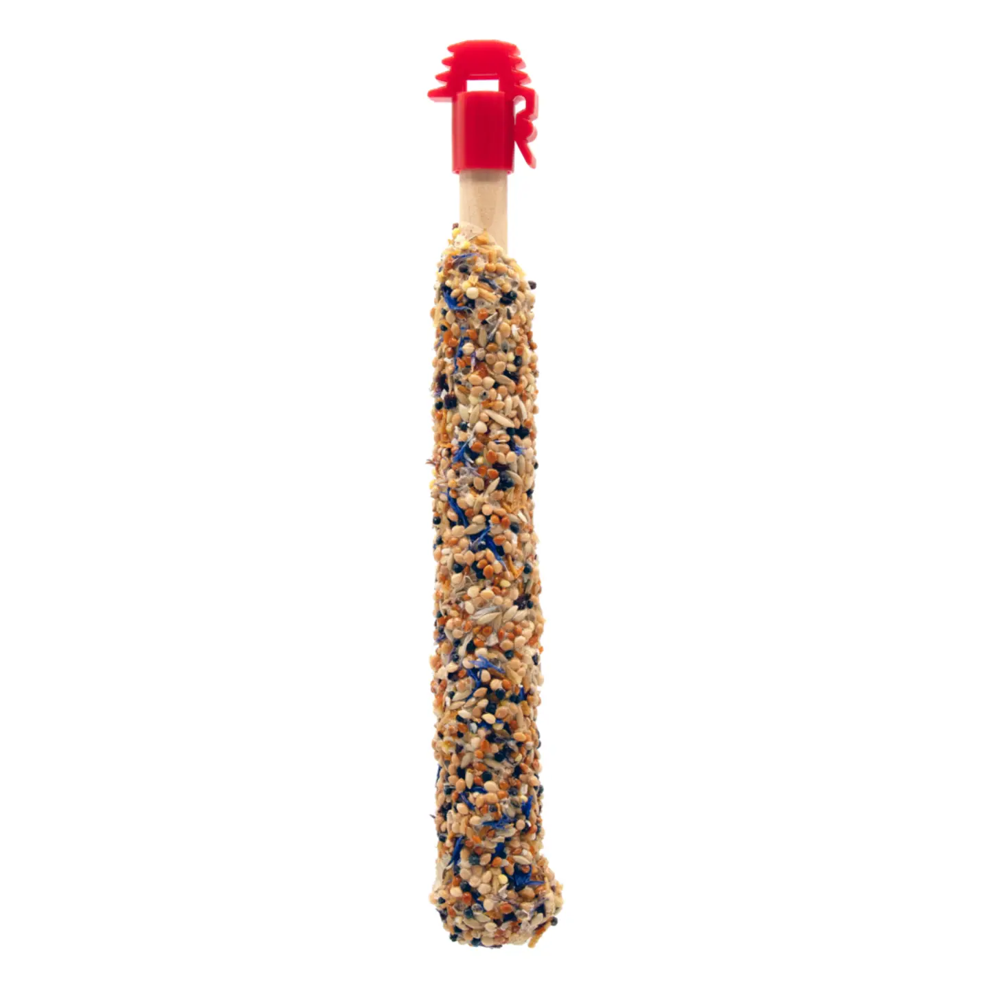 FröSticks till små parakiter med blandad frukt och blåklint