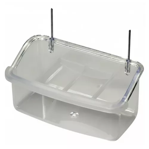 Fodertråg med Kratta 10,5 cm – Transparent