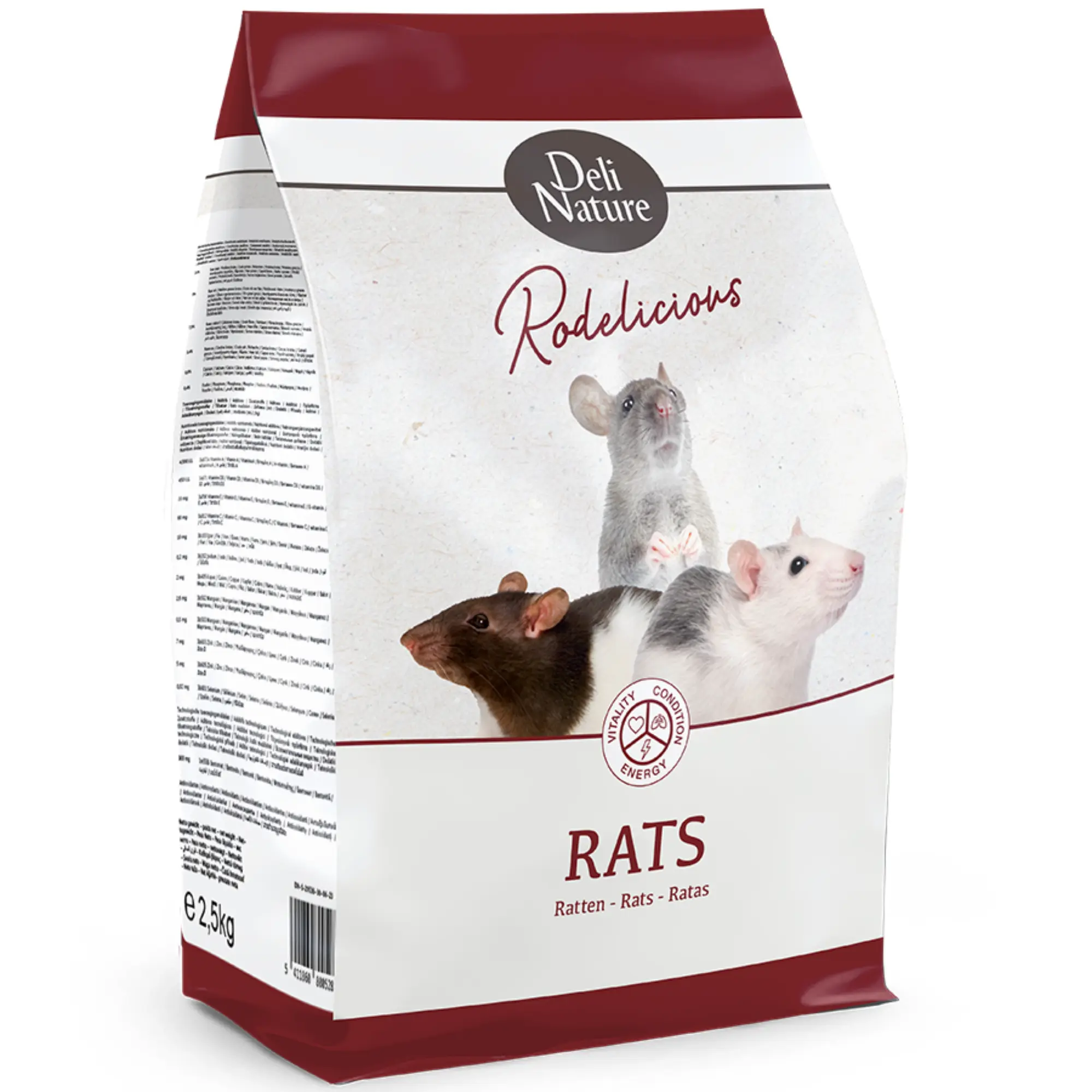 Rodelicious råttor 2,5 kg