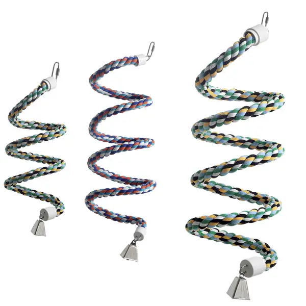 Färgat rep med klocka