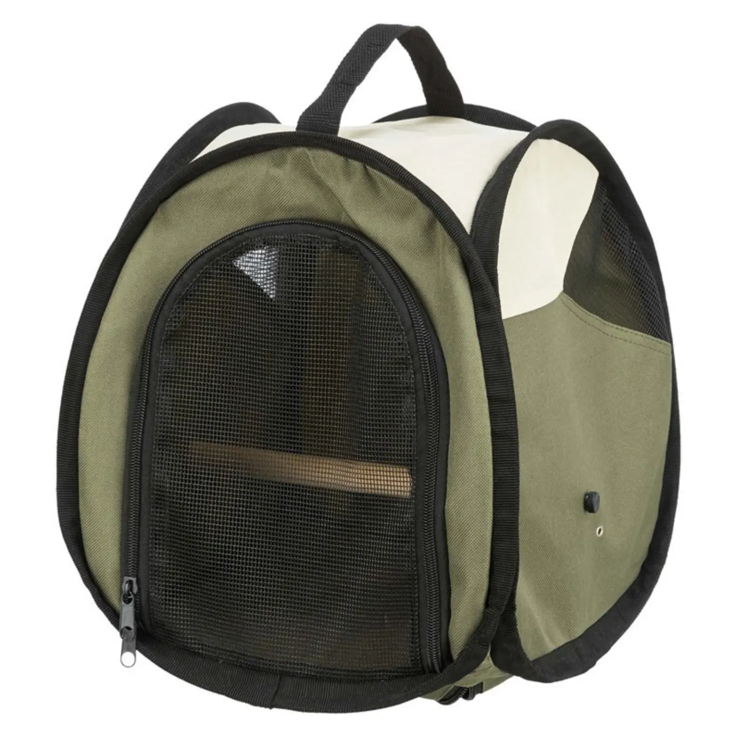 Transportbur i nylon till fågel med Sittpinne 27x27x32 cm