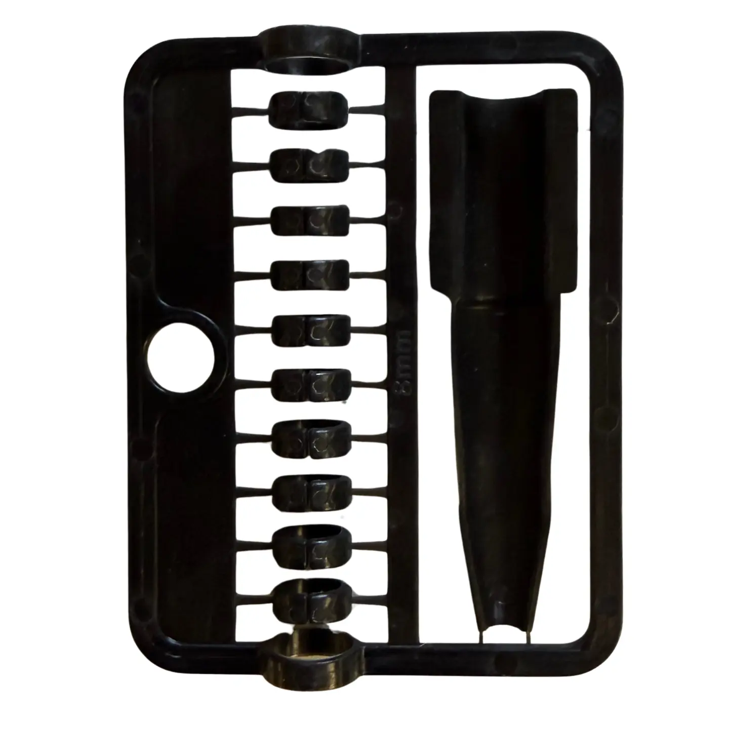 Plastringar till duvor 8 mm 10-pack